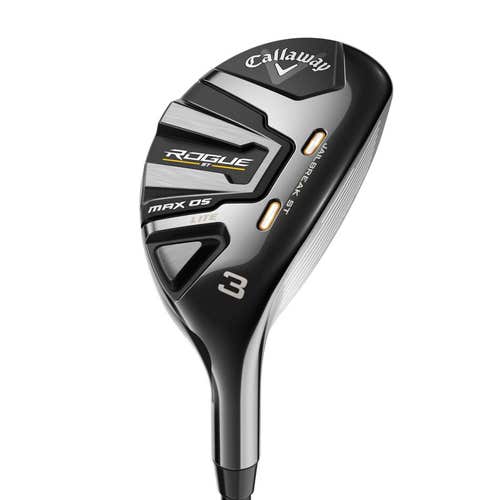 LEFT HANDED CALLAWAY ROGUE ST MAX OS LITE 4 HYBRID GRAPHITE 5.0 STANDARD PROJECT X CYPHER BLACK 50