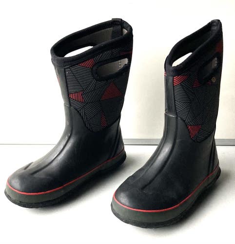 BOGS Youth/Boys/Girls K Classic Big Geo Waterproof Winter Rain Snow Boots~Size 3