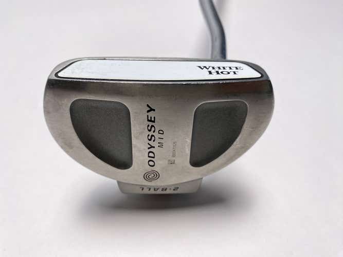 Odyssey White Hot 2-Ball Mid Putter 45" Mens RH - NEW Split Grip