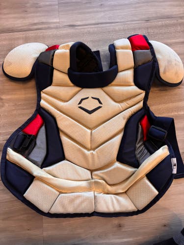 Evoshield Pro-SRZ Adult Catchers Gear Set - Navy, Scarlet, Sand