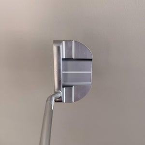 Mizuno M-Craft V Chrome Putter Stock Slant Neck 35 +HC MINT