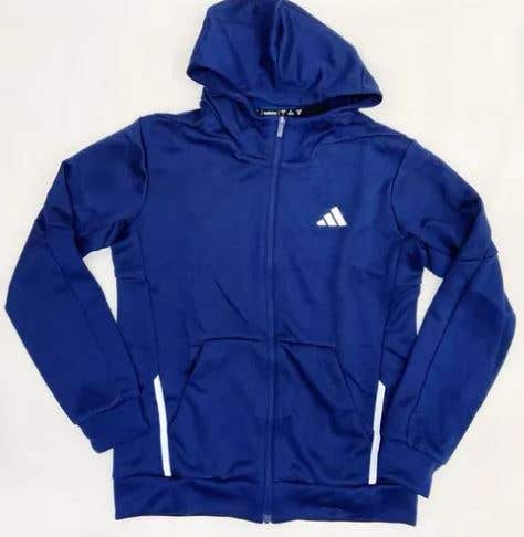 Adidas Navy Blue Men's Medium D4T Full Zip Sweatshirt (New)