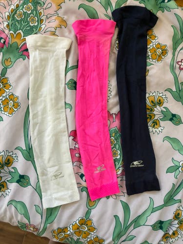 Lizard skins knit baseball compression sleeves lot of 3