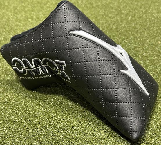 New Mizuno M Craft OMOI Mid Mallet Putter Cover Golf Club Headcover Black