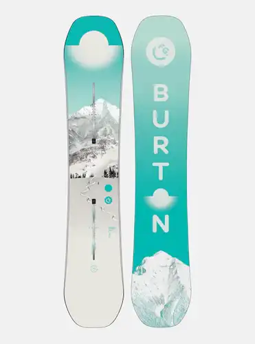 New 2025 Women's Burton Feelgood Flying V Snowboard; Size: 146 cm (New)
