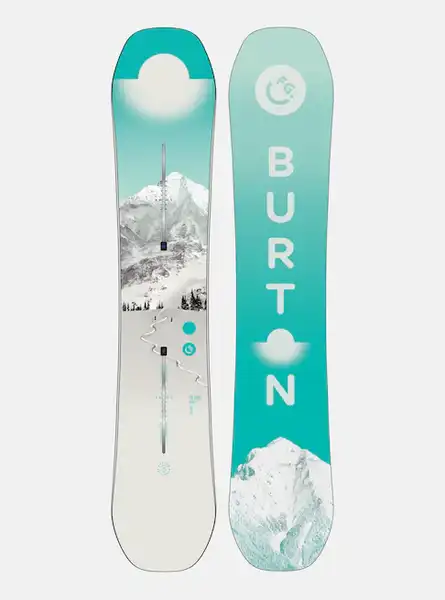 burton 146 cm snowboard Women's Feelgood Snowboard, 146cm, First Tracks, Freestyle Boards Confidently charge steeps New 2026 Women's Burton Feelgood