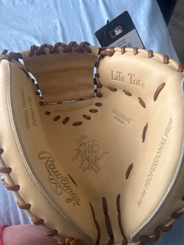 Rawlings Heart of the Hide RH Catcher's Baseball Glove 34" (New)