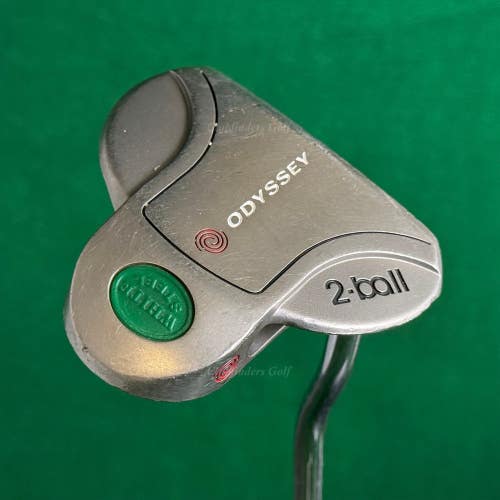 Odyssey White Steel 2-Ball Double-Bend 33" Mallet Putter Golf Club