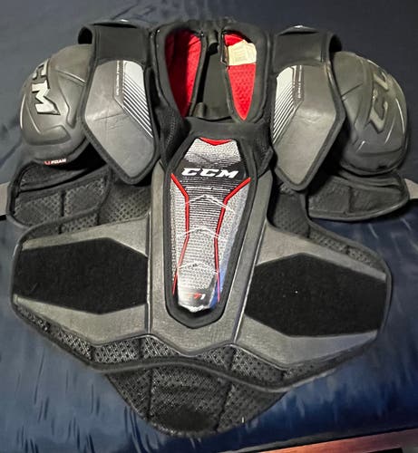 Large Senior CCM JetSpeed FT1 Shoulder Pads Pro Stock (Used)