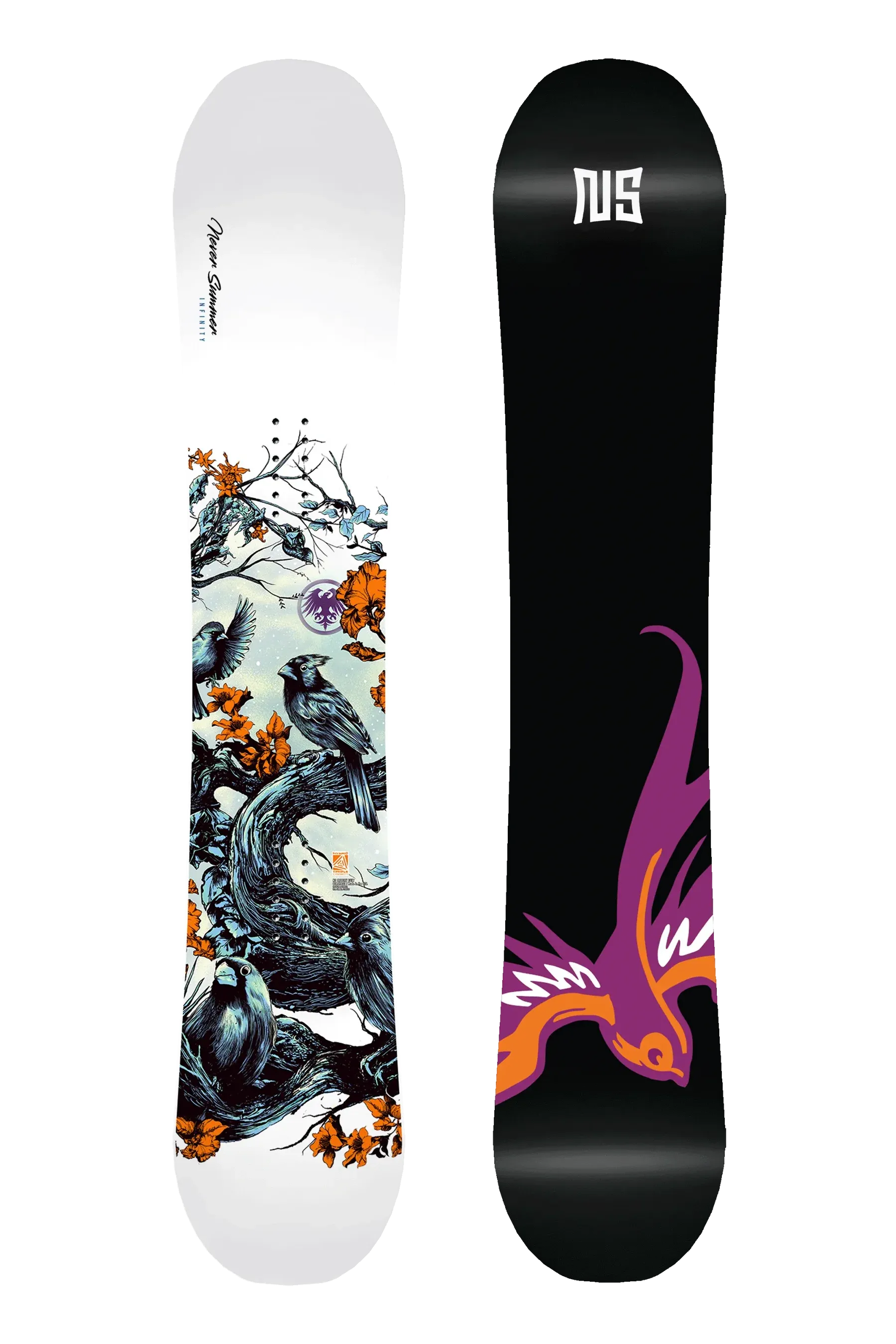 New 2025 Never Summer Cirrus snowboard; Size: 145 cm (New