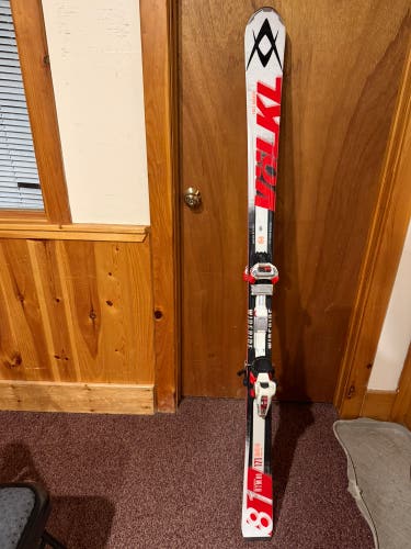 Men's 2014 Volkl RTM 81 171 cm All Mountain Skis With Bindings Max Din 12 (Used)
