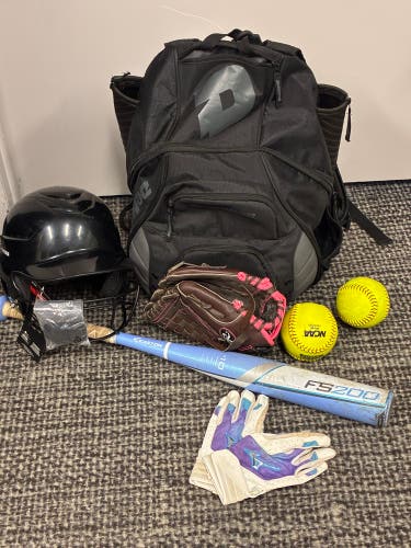 Easton Fs200 (-10) 28" Softball Starter Set