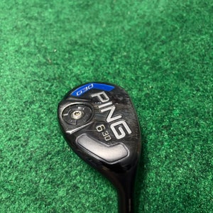 Men's 2014 Ping G30 Right Handed Hybrid Senior Flex 6H, TFC-80 Senior Flex, Standard Black Grip