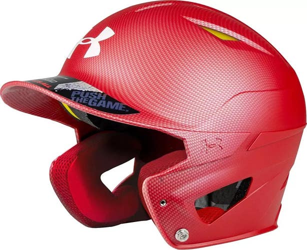 Under Armour Converge Adult Batting Helmets 6 1/2 - 7 1/2 Red New Read