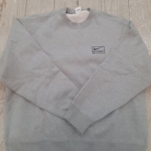Gray Men's Large Nike x Stussy Sweatshirt (Used)
