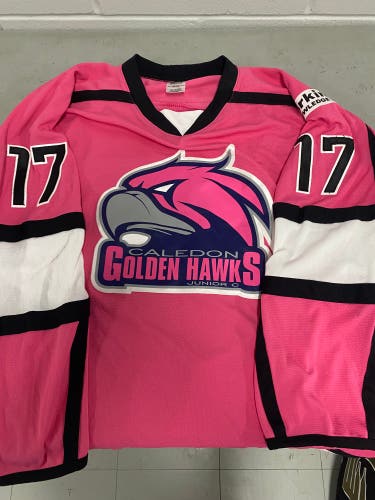 Golden Hawks Cancer night game Jersey (New)