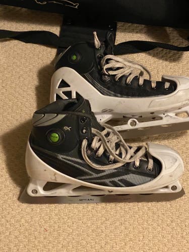 2006 Reebok 9K Hockey Goalie Skates Regular Width 10 (Used)