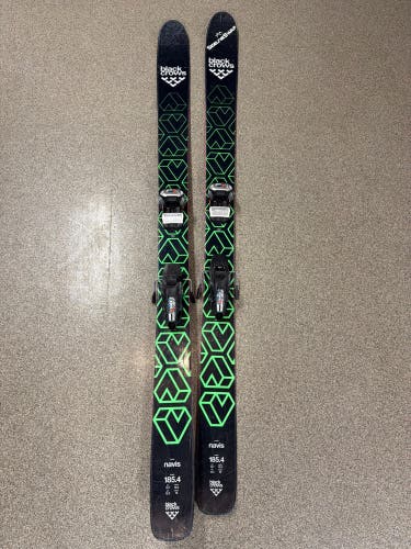 Black Crows Navis 185 cm Powder Skis With Bindings Max Din 14 (Used)