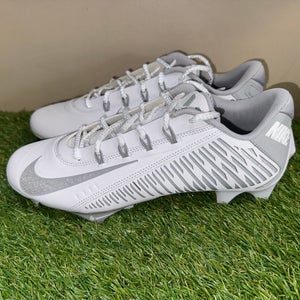 Nike Vapor Edge 360 VC Chrome White Football Cleats Men Size 9.5 DO6294-100 NEW