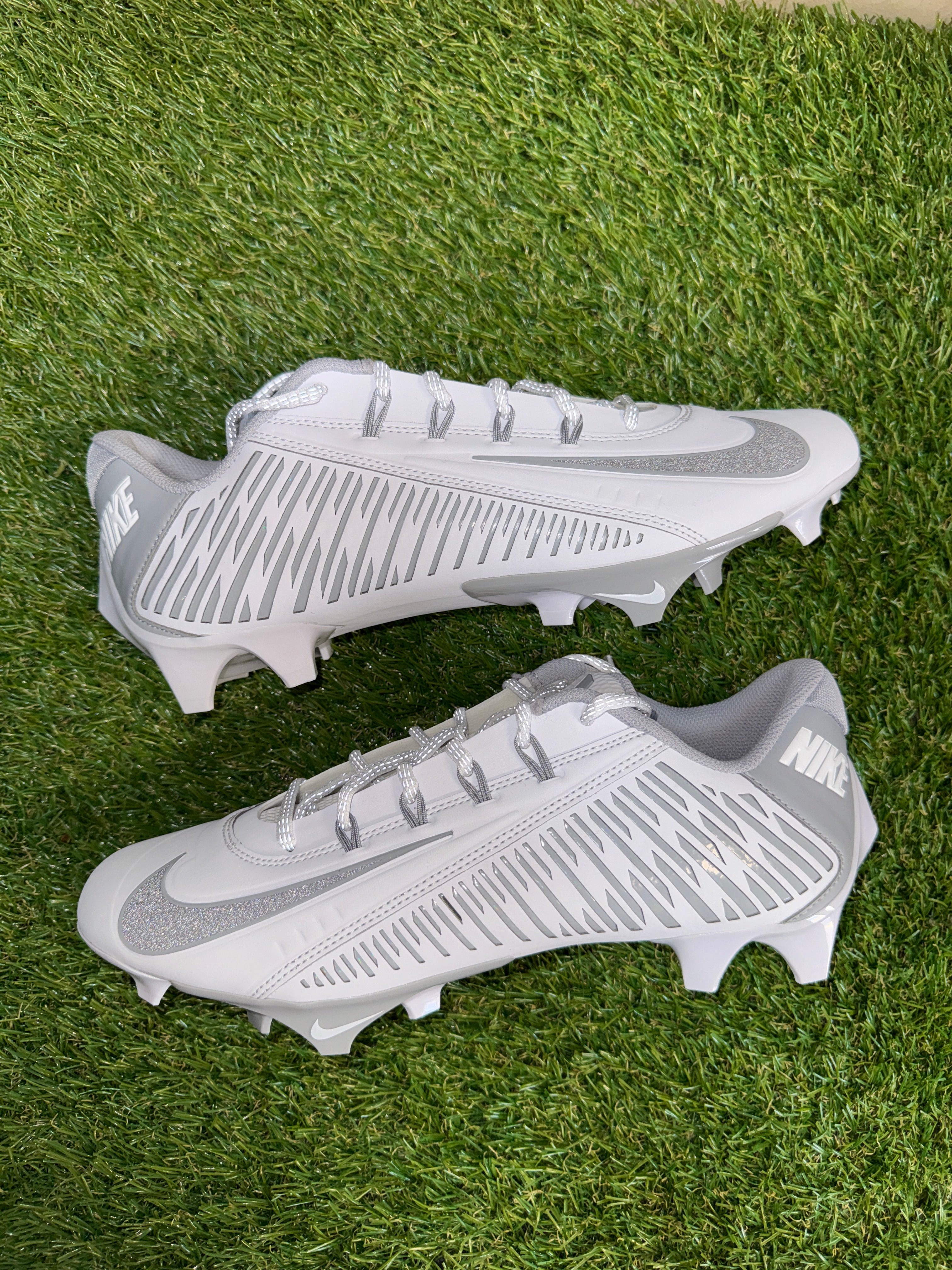 Nike Vapor Edge 360 VC Chrome White Football Cleats Men Size  display picture 3