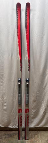 Fischer Twister Crown 164cm Waxless Cross Country Skis Auto NNN Bindings CLEAN