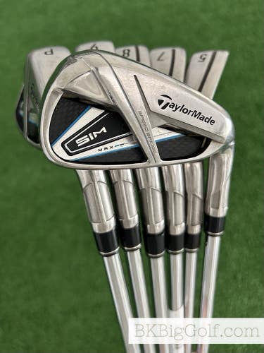 Taylormade Sim Max Iron Set 5-P / KBS Max 85 Regular