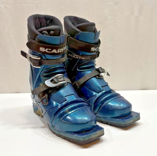 Scarpa Terminator T2 3-Pin 75mm Telemark Ski Boots US Men's 10 Fast Shipping