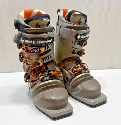 Black Diamond Push 110 Boa-Coiler Telemark Ski Boots MDP 25.5 US 7.5/8.5 CLEAN
