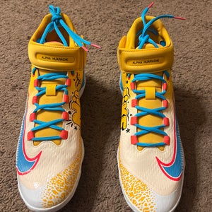 New Nike x RBI Alpha Huarache Elite 4 Baseball Cleats FZ7344-700 Size 12.5 RARE