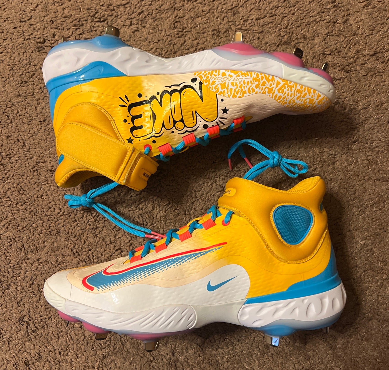 Nike x RBI Alpha Huarache Elite 4 MD SM P FZ7344-200 Baltimore Orioles Size 11 Nike Alpha Huarache Elite 4 Low MCS Men main image 4