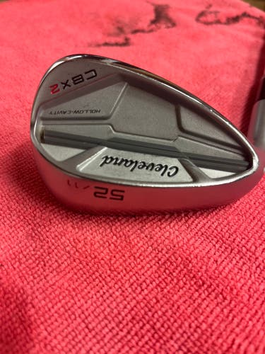 Men's 2021 Cleveland CBX 2 Left Hand Wedge Wedge Flex 52 Degree Steel Shaft (Used)