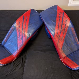 XL 2022 Bauer Hyperlite Goalie Leg Pads Pro Stock (Used)