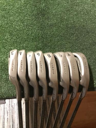 King Cobra II Senior Oversize Irons Set (3-PW-SW, No 7i) System IQ Hump Graphite
