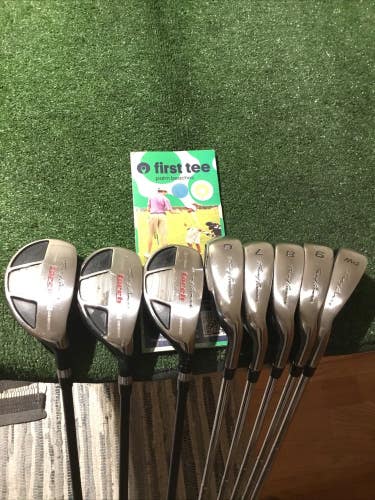 Tommy Armour Torch Hybrids/Irons Set (3H-5H, 6-PW) Uniflex Graphite & Steel