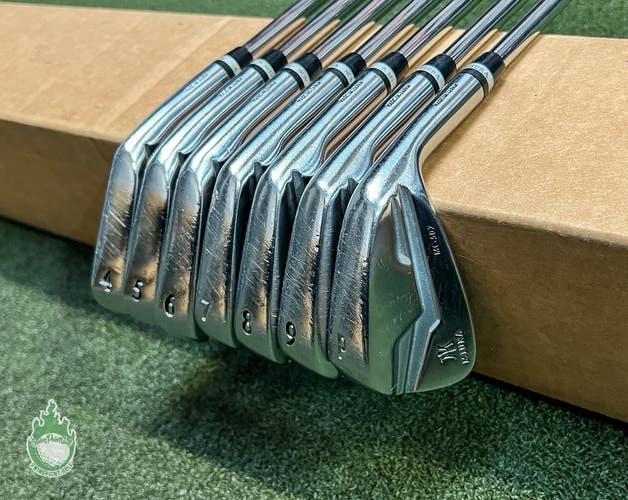 Used Miura TC-201/MC-502 Forged Irons 4-PW TI X100 X-Stiff Steel Steel Golf Set