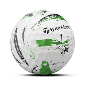 Taylor Made SpeedSoft Ink Golf Balls (Green, 3pk) 1 Sleeve 2024 NEW