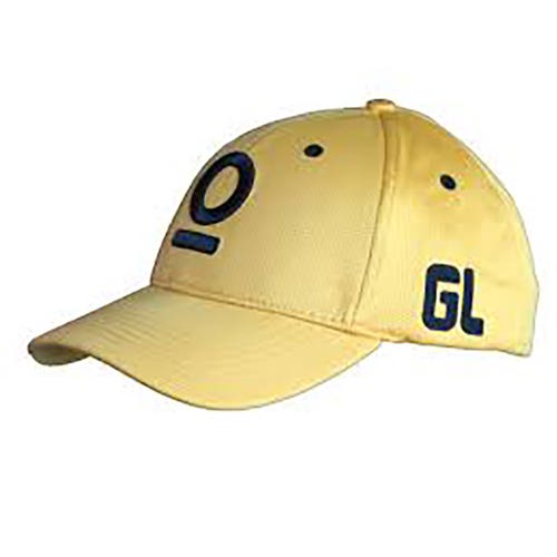 Go Lowe Performance Mesh Hat (Yellow/Black, L/XL) Flex Fitted Golf Cap NEW