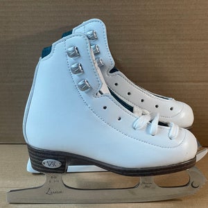 New Riedell Figure Skate Emerald Little Girls 9.5