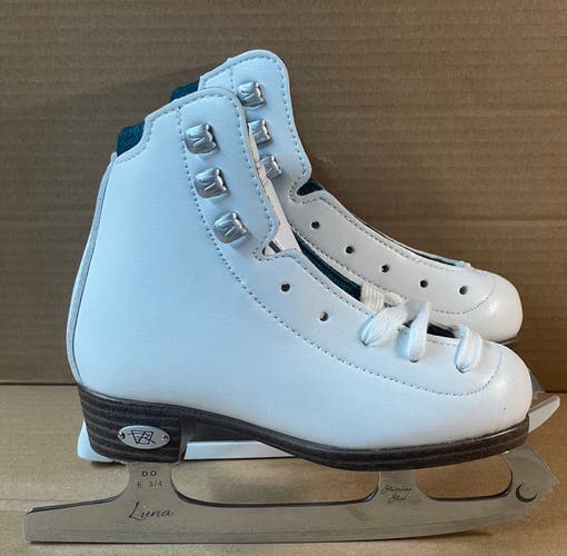 New Riedell Figure Skate Emerald Little Girls 9.5