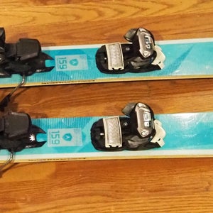 Women's Powder 159 cm Dynastar Cham W 97 Skis With Bindings Max Din 13 (Used)