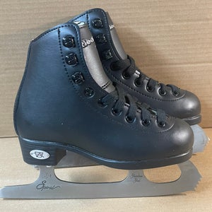 New Riedell Figure Skate Opal Boys Little 10