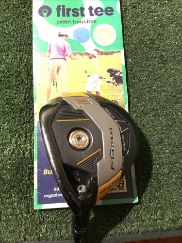 Wilson Staff Left Handed FG Tour F5 15* 3 Wood Stiff Fubuki Z50 Graphite (45.5)