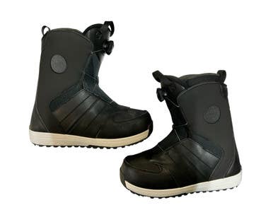 Used Salomon LAUNCH BOA JR Mens Snowboard Boots Black Senior 7 11873-C000229624