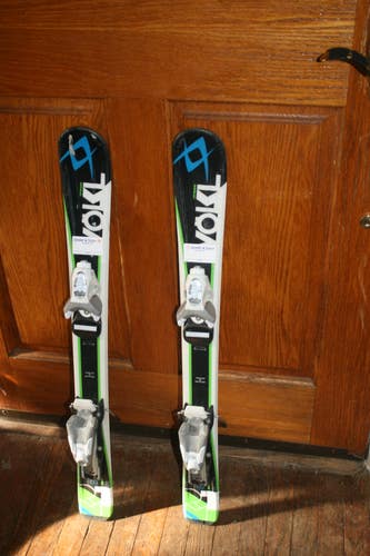 All Mountain 80 cm VOLKL Youth Skis With LOOK Adustable Bindings