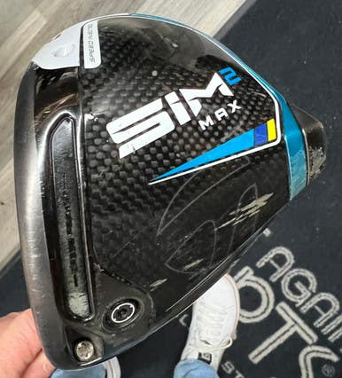 Used Taylormade SIM 2 MAX Mens Driver LH 9.0 Degree 11497-S000155078