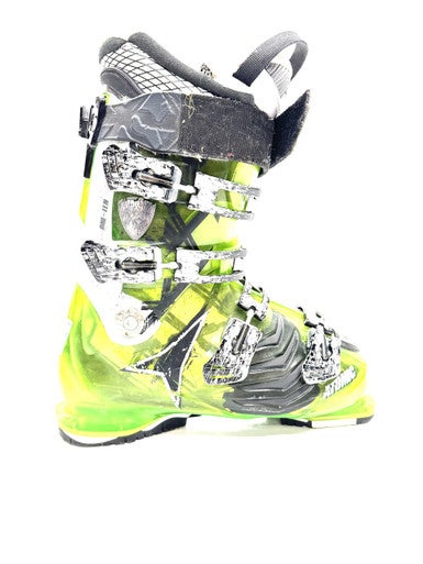Used Atomic HAWX Mens DH Ski Boot Green 275 MP - M09.5 - W10.5 11860-S000303977