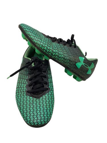 Used Under Armour Soccer Cleats Green Junior 04.5 11347-S000262882