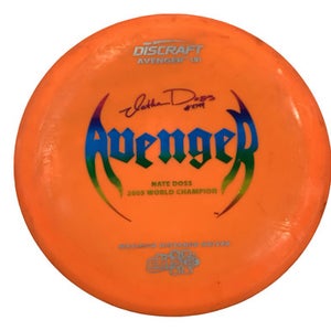 Used Discraft ELITE X NATE DOSS AVENGER Disc Golf Driver Orange 11347-S000262875