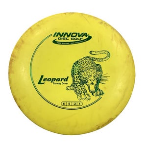Used Innova DX LEOPARD Disc Golf Driver Yellow 11347-S000262877