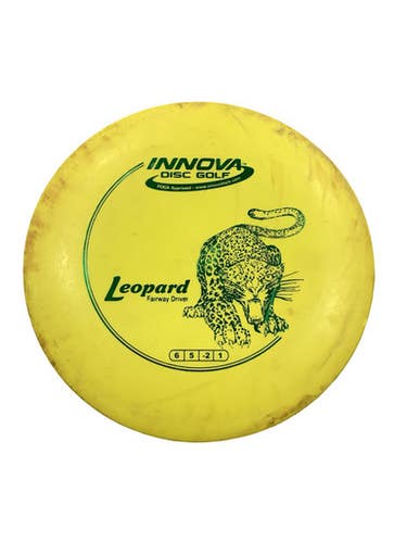 Used Innova DX LEOPARD Disc Golf Driver Yellow 11347-S000262877
